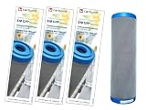 Carbonit: 3 x Prime Invention Wasserfilter GFP Premium EM Filterpatrone 0,4 µ mit mehr Aktivkohle und EM-Keramik