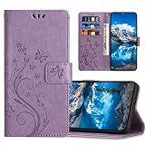 JZASES Hülle für Samsung Galaxy J3 2017, PU Leder Handyhülle, Klappbar Prägung Brieftasche Stoßfeste Schutzhülle Kompatibel mit Samsung J3 2017, V