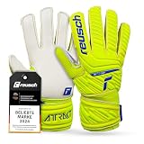 Reusch Attrakt Solid Junior Torwarthandschuhe|Für Kinder 5–16 Jahre|Stabiler Grip mit Solid Latex|Bequemer Sitz und Rundumbandage|Atmungsaktiv und robust|Für Training und Sp