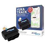 YUKAtrack Elektronisches Fahrtenbuch, Finanzamtkonform, OBD2 Stecker inkl. 12 Monate Lizenz mit SIM Karte und Datenflat, Europaweite LIVE GPS Ortung, Ohne ABO, Auto, LKW, Transp