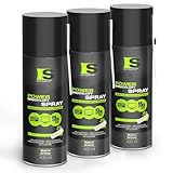 3 x 400 ml Spraytive Power Druckluftspray/Druckluftreiniger: Mit 10cm Sprühverlängerung - Druckluft aus der Dose Air Duster - Reinigung von Tastatur, PC/Computer, PS5, Xbox, Kamera - Made in Germany!