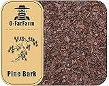 O-FarFarm Orchideenrinde für Pflanzen, Bio-Kiefernrinde für die richtige Wurzelentwicklung bei Phalaenopsis, Cattleyas, Dendrobien, Oncidien, Paphiopedilums und mehr (10 qt, klein (4–8 mm))
