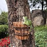 Yaoemei Sukkulenten-Pflanzgefäß, niedliche Froschtöpfe, Heimgartendekoration, Froschfiguren, Kaktus, Bonsai, Blumentöpfe, Garten, Büro, Schreibtisch, Geschenke für Innen- und Außenbereich,