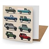 Land Rover Grußkarte, 150 x 150 cm, blank