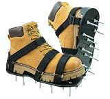 Vortix Nagelschuhe mit Klettverschluss - Zum Rasen belüften oder als Estrichschuhe - Rasenlüfter Schuhe als Perfekter aerifizierer - inkl. Zwei Nagellängen - Der ideale Rasenbelü