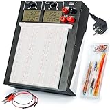 YIHUA 1502PBB Lochrasterplatten Steckbrett Breadboard Power Supply Set labornetzteil Kit mit DC +15 V -15 V Ausgang für Arduino Starter Kit, elektronik Projekt Kit, lötfreies Leiterp