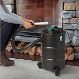 Navaris Aschesauger Pelletofen - Aschesauger für Kamin - Kaminsauger - Kaminstaubsauger - Trockensauger - 1000W Saugleistung - 20L Auffangbehälter - Aschestaubsaug