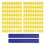 SOSPIRO Keksstempel, 2 Sätze 72 Stück Buchstaben und Zahlen Prägung Keks-Stempel Cookie Stamp Ausstecher Buchstaben Stempel für Cookie Kuchen F
