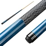ASMPCUE Pool Queue, 58 Zoll Billard Queue Kanadischer Ahornholz Pool Cue 13mm Spitzen für Professionelle Billardspieler, 1/2 Maple Queue Sticks für Billard Tisch Sport, B
