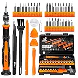 JOREST 40Pcs Feinmechaniker Schraubendreher Set, Mini Werkzeug Set mit Torx T5 T6 T8 T9 T10 T20, usw, Reparatur Kit für iphone, ipad, Switch, PS4, Xbox, Laptop, Macbook, Computer, Brille, Uhren, usw