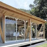 Durchsichtige Plane Mit Seil, PVC 14 Mil Planen, Strapazierfähig, Wasserdicht, 360 G/m² Plane Mit Ösen Für Camping, Pflanzengewächshaus, Autos, Terrasse Und Pavillon,1.8 * 5m,C