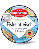 DREISTERN Eisbeinfleisch in feinem Aspik 200g I Ohne Speck & Schwarte I Herzhafte Spezialität in recyclebarer Konservendose I Lange Haltbarkeit dank natürlicher Konservierung I Hausmacher Q