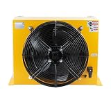 Tragbares LuftgebläSe FüR Schlauchboote, Hydraulischer Luftkühler AH1490T-CA Luftgekühlter hydraulischer Stationssystem-Maschinenölventilator GeräUscharm Und Einfache Bedienung (Color : DC 12V, S