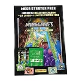 Panini Minecraft Trading Cards 3-Create, Explore, Survive Starter Pack, 004734SPAFGD