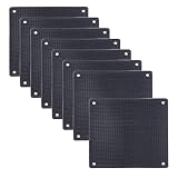 POFET 8 STÜCKE 12 * 12 cm PC-Lüfter Staubfilter Netzstaubfilter Lüfterfilter PC-Kühlerfilter Schwarz Staubdichte Gehäuseabdeckung