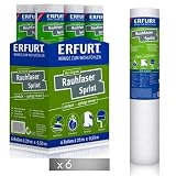 Erfurt Rauhfaser Tapete Sprint DIY 20X0.53 Rauhfasertapete 6 Rollen 1003232