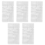 500 Paar weiße, stark klebende Klettbänder für Bastelarbeiten, Nähen, Zuhause, Schule, Büro, 2 cm,