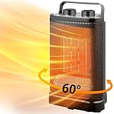Fine Life Pro tragbarer Heizlüfter, 1500 Watt 3 Modus PTC Keramik Elektroheizung, energiesparend heater für Büro, Schreibtisch und Kü
