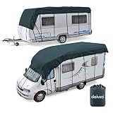 Wohnwagen & Wohnmobil Schutzdach | 9 x 3 m | vierlagig | wintertauglich | Midnight O