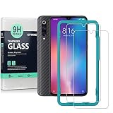 Ibywind Panzer Schutz Glas kompatibel mit Xiaomi Mi 9/9 Pro,mit Schutz für die Rückseite aus Carb