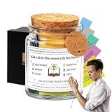 Glas Mit Bibelnotizen Für Emotionen, Buntes Bibelglas-Ornament Aus Papier, Handgefertigtes Christliches Buntes Bibelglas - Christliches Bibelglas Aus Glas, Buntes Inspirationsnotizenglas, C
