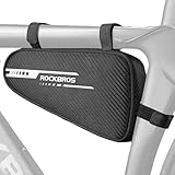 ROCKBROS Rahmentasche Dreieckstasche 1,2L Fahrradtasche für MTB, Rennräder Wasserabweisende Werkzeug