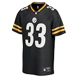 Pittsburgh Steelers NFL Jersey Trikot T-Shirt Shirt ** Core Foundation ** (DE/NL/SE/PL, Alphanumerisch, XL, Regular, Regular, Schwarz/Gelb)