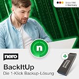 Backup Software Nero BackItUp – Datensicherung mit Auto-Backup, Cloud-Sicherung, Recovery & Datenrettung | inkl. USB-Stick | Lifetime Lizenz | 1 PC | Windows 11/10/8/7