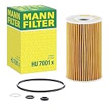 MANN-FILTER HU 7001 x Ölfilter – Ölfilter Satz mit Dichtung / Dichtungssatz – Für PKW