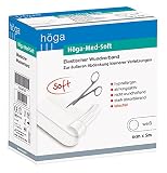 Höga Med-Soft elastischer Wundverband - 5 m x 6 cm – Wund-Pflaster, hypoallergen, atmungsaktiv, nicht wundhaftend, stark absorb