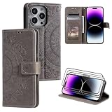 MBSLFY Handyhülle für Samsung Galaxy S7 Edge Hülle [mit 3 Stück Panzer Schutz Glas] [Premium PU Leder] [Kartenfach] Leder Schutzhülle Klapphülle Ledertasche Hülle - G