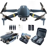 Bürstenlos Super Ausdauer Faltbare Quadcopter Drohne für Anfänger– 40+ Minuten Flugzeit, Bürstenloser Motor, Wi-Fi FPV Drohne mit 120°Weitwinkel 2K HD Kamera, F89-DE-240611-1