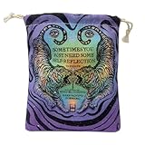 Kleine Samtbeutel, Samtbeutel mit Kordelzug, Tarotkarten-Schmuckbeutel, Tarot-Deck-Box, Samt-Beutel mit Kordelzug, Taro-Karten-Aufbewahrung