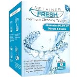 Retainer Reinigungstabletten – 36 Tabletten Retainer frisch, halten Sie Ihre Retainer und fleckenfrei – Retainer Reiniger Tablette, Mundschutz, gebissreiniger tabs,