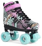 SFR Vision Canvas Rollschuhe Disco Roller Kinder floral floral, 38