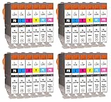 Supply Guy 24 Druckerpatronen kompatibel mit Canon CLI-8 Multipack für Pixma IP6600 IP6600D IP6600 Series IP6700D