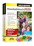 Haushaltsbuch 2026 - Einnahmen und Ausgaben im Überblick - EXTRA: mit Medizinverwaltung, Hausratverwalter, KFZ Verwalter für Windows 11 / 10 / 8.1 / 8 / 7 /