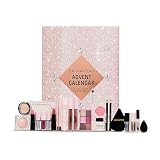 Revolution Beauty 24-Produkte Adventskalender, Geschenkset mit Lipgloss, Lippenmasken, Pinseln & Augenbrauengel, veg