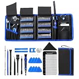 EFaith Feinmechaniker werkzeug set 142 in 1 teiliger schraubendreher set mit magnetisches 120 Bits Präzisions Werkzeug Set für die Reparatur von Elektronik, Laptop, Kleingeräten, PC, Handy, PS4, Xbox