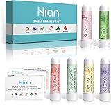 Hion Riechtraining Set, Sniffin Sticks, 6 ätherischen Ölen, Geruchstraining Set hilft Ihren Geruchssinn wiederzuerlangen, Zitrone Minze Rose Grapefruit Gewürznelke Eukalyptus Ätherische Ö