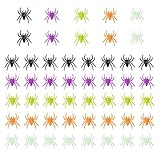 50 Stück Spinne, Simulation Wildspinne Modell, Realistic Spider, Spinnen Deko, Plastik Spinnen Halloween, Plastik Spinne, Fake Spinne, Gummispinne, for Halloween Parties, Fool's Day
