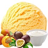 Joghurt Pfirsich Maracuja Geschmack 1 Kg Gino Gelati Eispulver Softeispulver für Ihre E