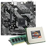 AMD Ryzen 5 5600G / ASUS Prime A520M-A II/CSM Mainboard Bundle / 16GB | CSL PC Aufrüstkit | AMD Ryzen 5 5600G 6X 3900 MHz, 16GB DDR4-RAM, GigLAN, M.2 Port, USB 3.2 Gen1 | Aufrüstset | PC Tuning