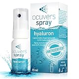Ocuvers Hyaluron Augenspray – mit Liposomen - 15ml Augenspray gegen trockene Augen - Die Alternative zu Augentropfen gegen trockene Aug