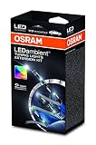 Osram LEDambient Tuning Lights Extension-Kit, Erweiterungskit für LEDINT201, Fahrzeug-Innenraumbeleuchtung, LEDINT202, 16 Farben, 5 Modi, Steuerung über Fernbedienung, 12V, Faltschachtel (1 Stück)