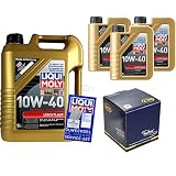 Filter Set Inspektionspaket 8 Liter Motoröl Leichtlauf 10W-40 SCT Germany Ö