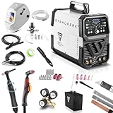STAHLWERK 4-in-1 Kombi-Schweißgerät AC/DC WIG 200 Puls D CUT Vollausstattung, digitaler 200 A IGBT Inverter mit AC/DC WIG | MMA | Puls-Funktion und integriertem 50