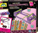 Lena 42722 Rocailles Perlenwebrahmen Kinder Bastelset ab 8 Jahren - Kreative Glasperlen Armbänder selber machen ganz leicht, Perlen weben fü