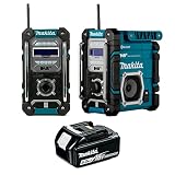 Makita DMR112 Baustellenradio 7,2-18V Li-Ion + 1x BL1860B