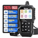 VDIAGTOOL VD30 Pro OBD2 Diagnosegerät, Diagnosegerät Auto für OBD Fahrzeuge, EOBD Motor Auslesegerät Auto Mit Reset, Universal Kfz OBD-Scanner Adapter, Fehlerauslesegerät für Alle OBD